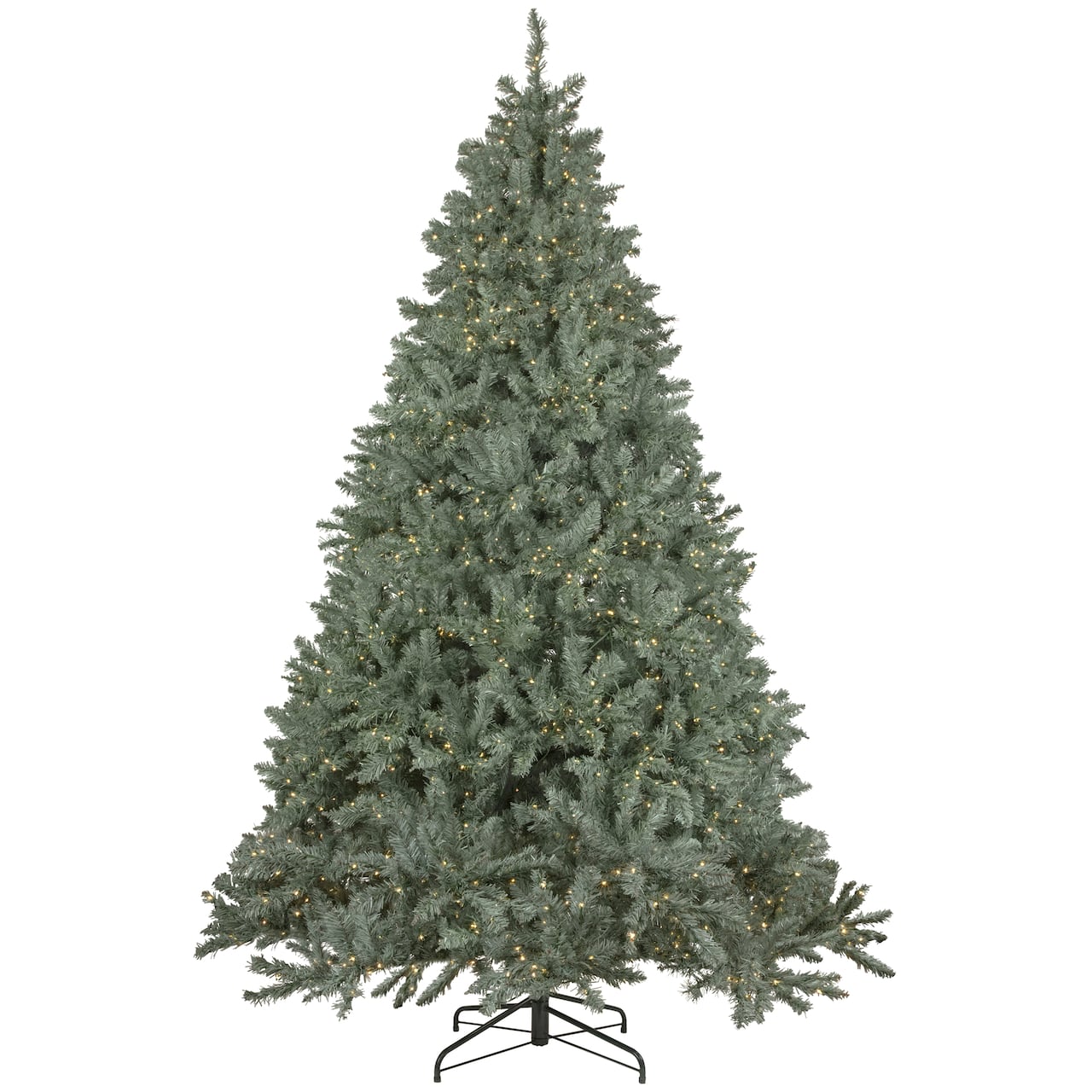7.5ft. Pre-Lit Full Spruce Artificial Christmas Tree, Clear LED Lights